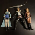 1999 Final Fantasy Viii 8 Action Figures 6” Bandai Lot of 3 Squall Rinoa Quistis