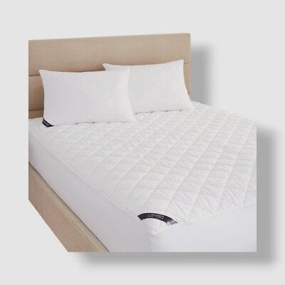 J Queen New York White Regal Top Mattress Pad 233 Thread Count Queen