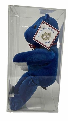 Limited Edition Miss America Bear 2nd Edition Beanie Bear #632 Of 3500 - Picture 2 of 5