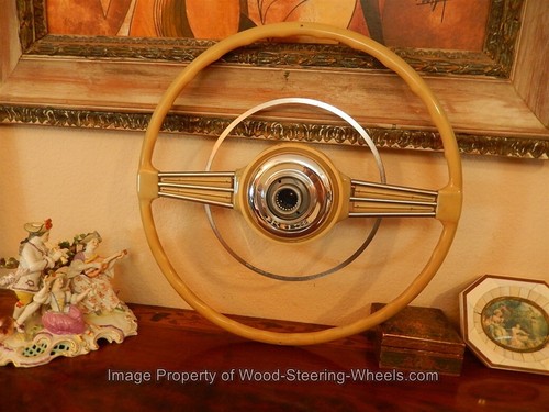 Delahaye 1948-53 steering Wheel 42 cm St. Christopher horn button - Picture 10 of 24