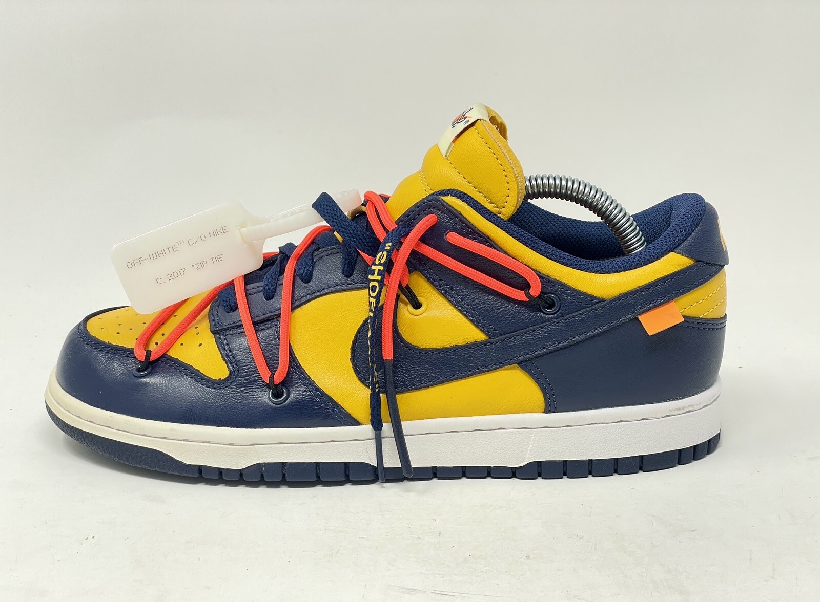 OFF WHITE X NIKE Nike x OFF BIANCHE Dunk Low University G CT0856 700 2019 taglia US 8 nuove di zecca