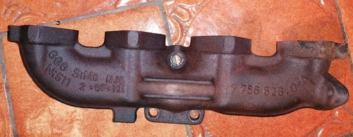 Org. BMW 3er E46 320D Abgaskrümmer Krümmer 7786628 Auspuff Abgassrohr Manifold