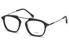 Tod's TO5182 020 Matte Gray Plastic Optical Eyeglasses Frame 49-19-145 TO 5182