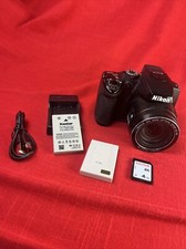 Nikon Coolpix P500 Digital Camera very clean tested working extras