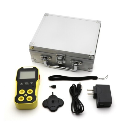 4 Gas Detector for Ex H2S CO O2 with LCD Display Low High Alarm Sensor Alarm