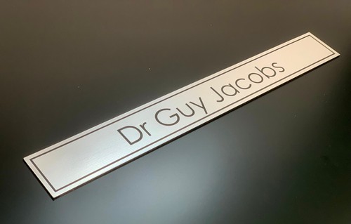 NAME ROOM DOOR SIGN PLAQUE LASER ENGRAVED DOCTORS SURGERY OFFICE - Picture 17 of 26