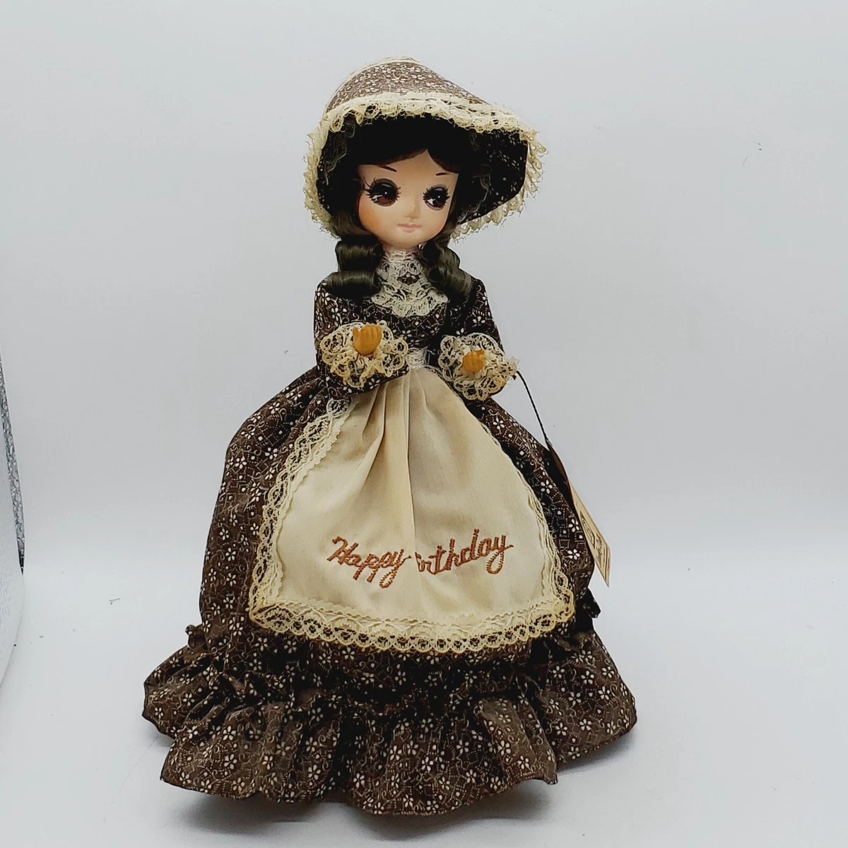 Bradley Doll Vintage 1960s Big Eye Dolls Happy Birthday Made In