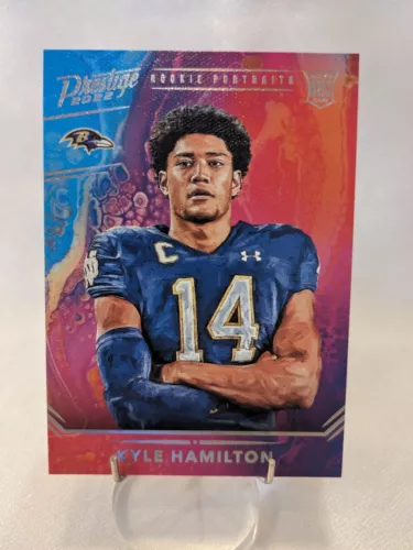 2022 Panini Prestige Rookie Portraits Kyle Hamilton #RP-28 SSP Case Hit (RC)