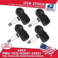 Set of 4 PMV-107J TIRE PRESSURE SENSOR TPMS 42607-33021 For Toyota Lexus Scion