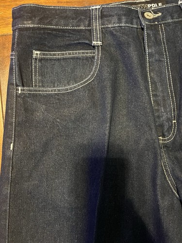 VINTAGE Southpole Jeans Mens 36 Blue Baggy Skater Hip Hop Streetwear Y2k 36x30 - Picture 5 of 13