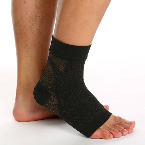 Men&Women Copper Compression Socks Arch Ankle Support Plantar Fasciitis Protect - Picture 14 of 15