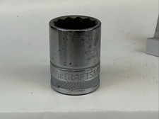 Craftsman 1/2 drive 12pt "BE" series socket, size 13/16in., made in USA