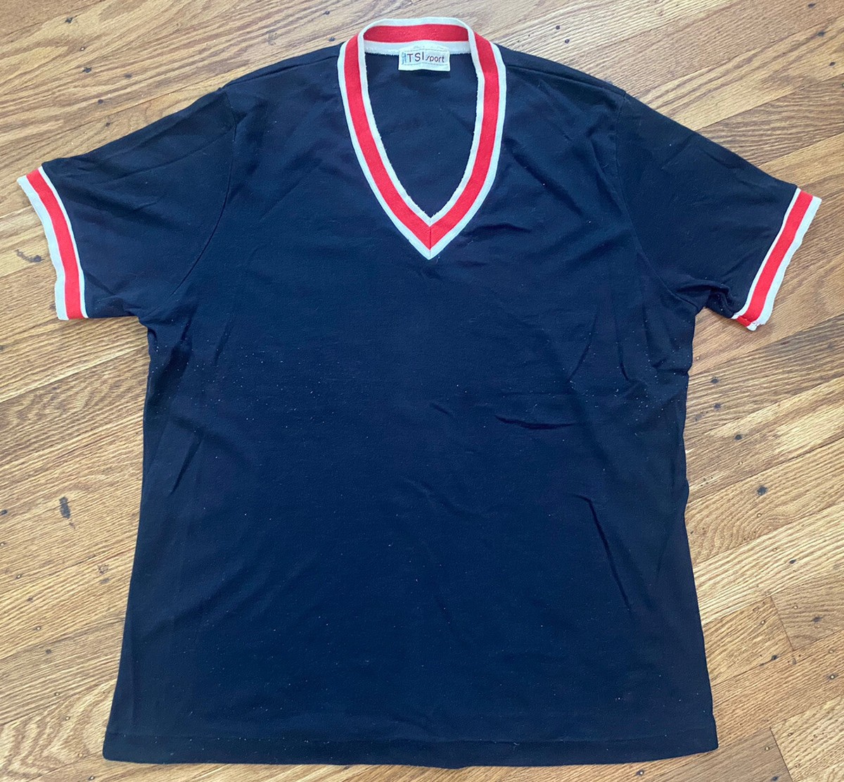 handmAde ＊商品いちらん表⑅◡̈* 1970s Made Japan RINGER TEE,v-neck.single Stitch.small | eBay