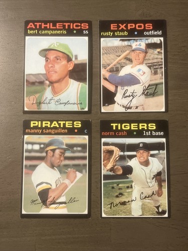 1971 TOPPS BASEBALL #401-728 EX COMPLETE YOUR SET  FREE SHIPPING - Picture 3 of 7