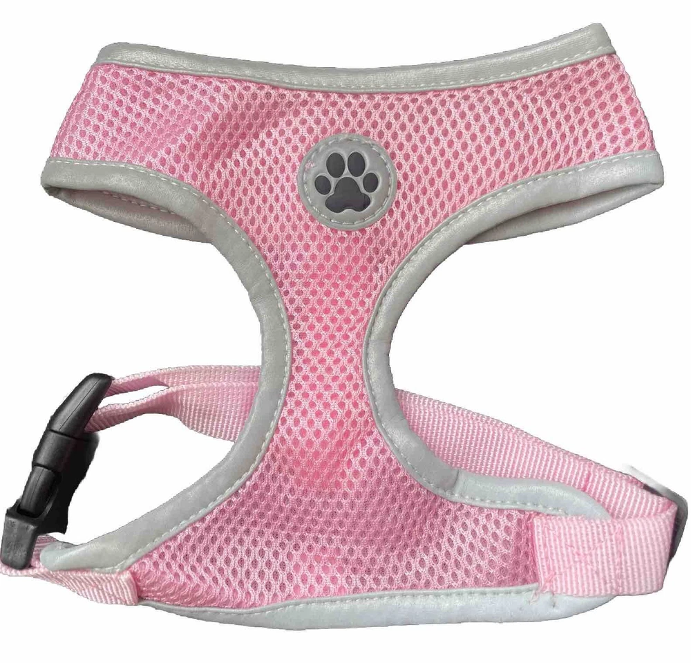 Dog Harness, No Pull Reflective Adjustable Breathable Mesh Paw Design S M L