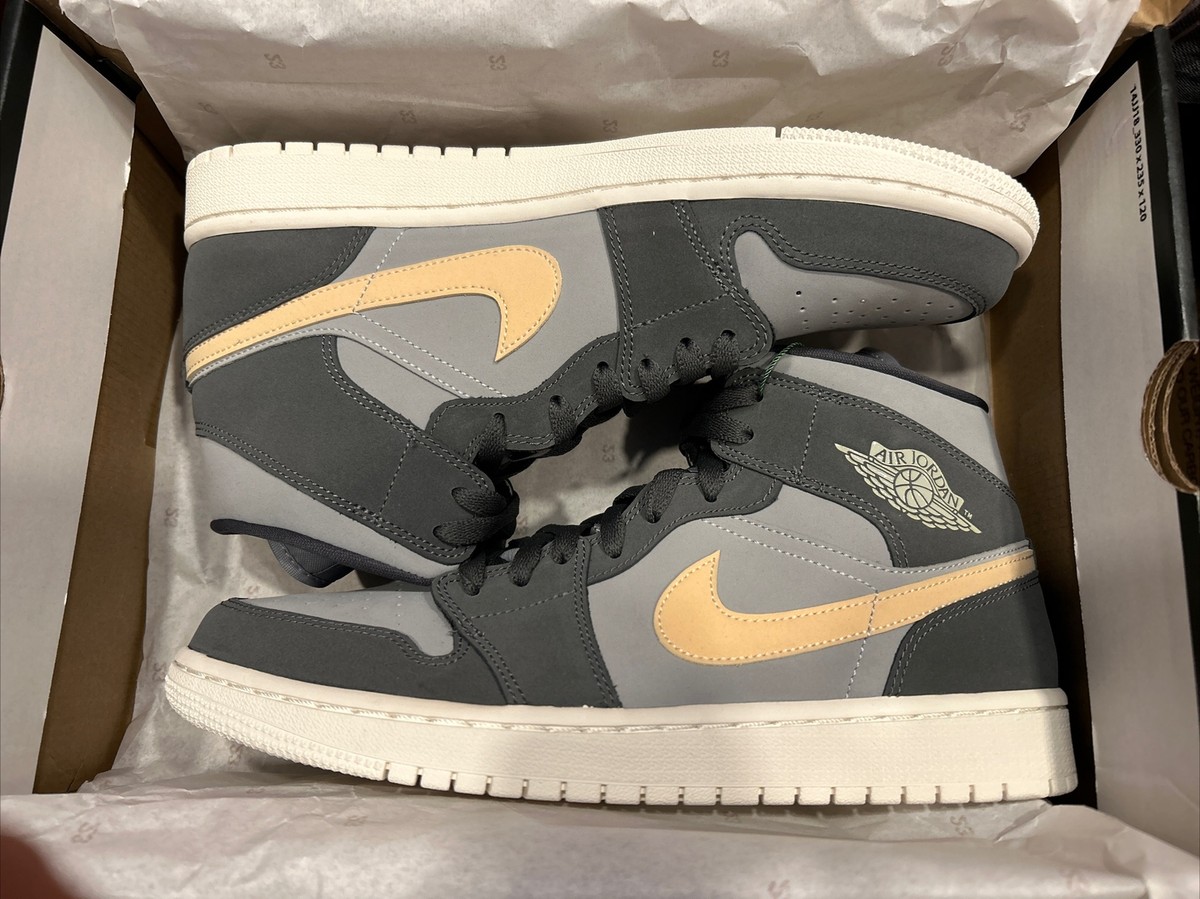 Air Jordan 1 Mid “Grey Onyx” Iron Gray - Men's 9.5 | eBay