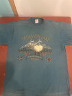 Vintage Jerzees Usa made Mormon Lake 1993 Wild West graphic elk Xl green