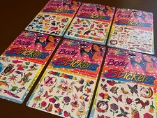NEW RARE 1990s Vintage Lisa Frank Body Stickers/Tattoo Packs