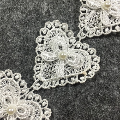 1Yard Lace Heart Ribbon Handmade DIY Garment Clothing Dress Sewing Embellishment - Picture 6 of 10