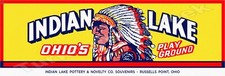 Indian Lake Ohio's Play Ground Advertising Metal Sign 2 Sizes to Choose From on The Hot Collector