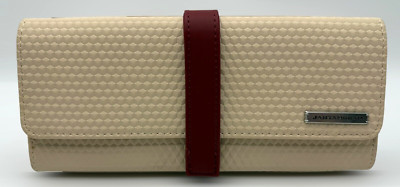Jantaminiau KLM Airlines Vintage First Class Clutch Amenity Comfort Bag - Beige