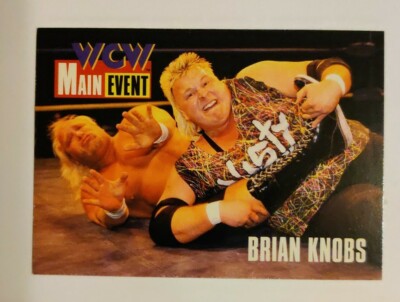 1995 Cardz WCW Main Event Brian Knobs #26 wrestling cards wwe