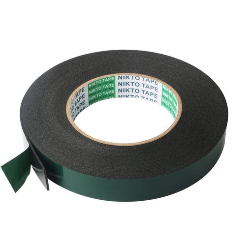 10 Meters Waterproof Mounting Adhesive Tape, Double Sided Foam Tape Black, 20mm - Picture 3 of 7