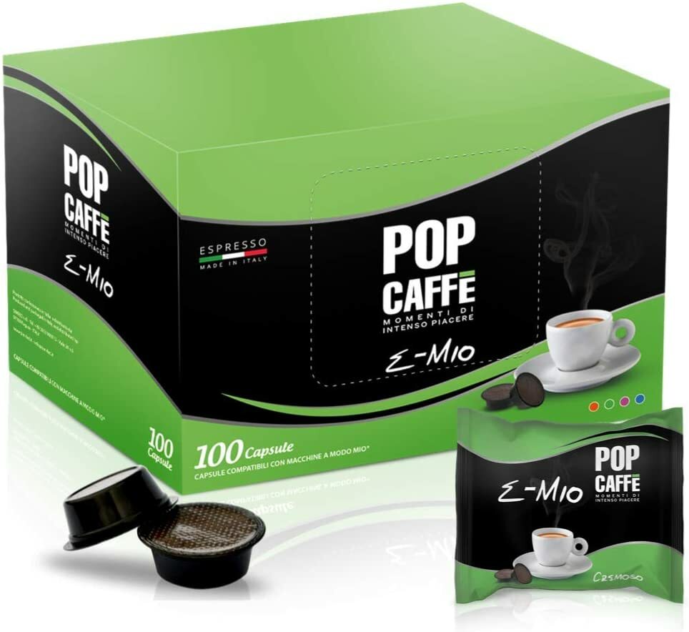 Pop Caffè Compatibili A Modo Mio E-Mio .2 Cremoso - conf. 100 Capsule