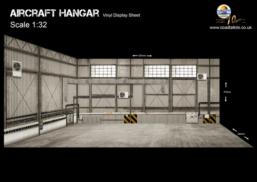 Coastal Kits 1:32 Scale Hangar Diorama Set - 第 2/3 張圖片