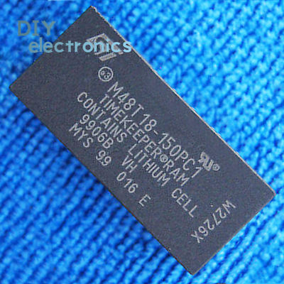 Circuit Intégré M48T18-150PC1 DIP-28 - CMOS Timekeeper SRAM 8Kx8, Mémoire Temps Réel