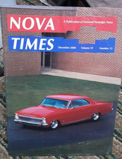 NOVA Times December 2000 Chevy Cars Nostalgic Nova Magazine Classic