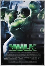 The Hulk (Incredible)  original DS movie poster - 27x40 D/S 2003 Marvel Avengers