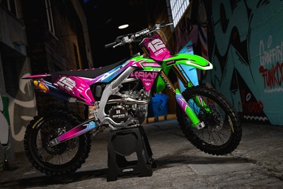 Disco Graphics Kit for Kawasaki Bikes Multiple Models Available