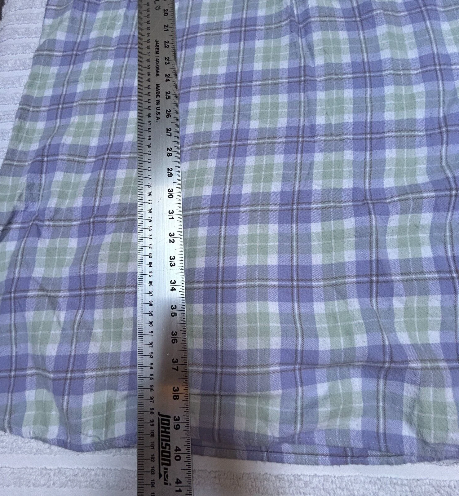 UNDERCOVER Abito piccolo vintage Victoria's Secret autentico country cotone quadri flanella