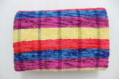 4X6 Chindi Rugs Floor Carpet Recycled Bohemian Yoga Eco Beach Mat Kilim Ac