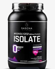 HYDROLYZED WHEY PROTEIN ISOLATE CHOCOLATE by Sascha Fitness