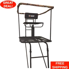 Hunting Deer Guide Gear 16' Swivel Ladder Tree Stand Boar Big Game Hunt Outdoors