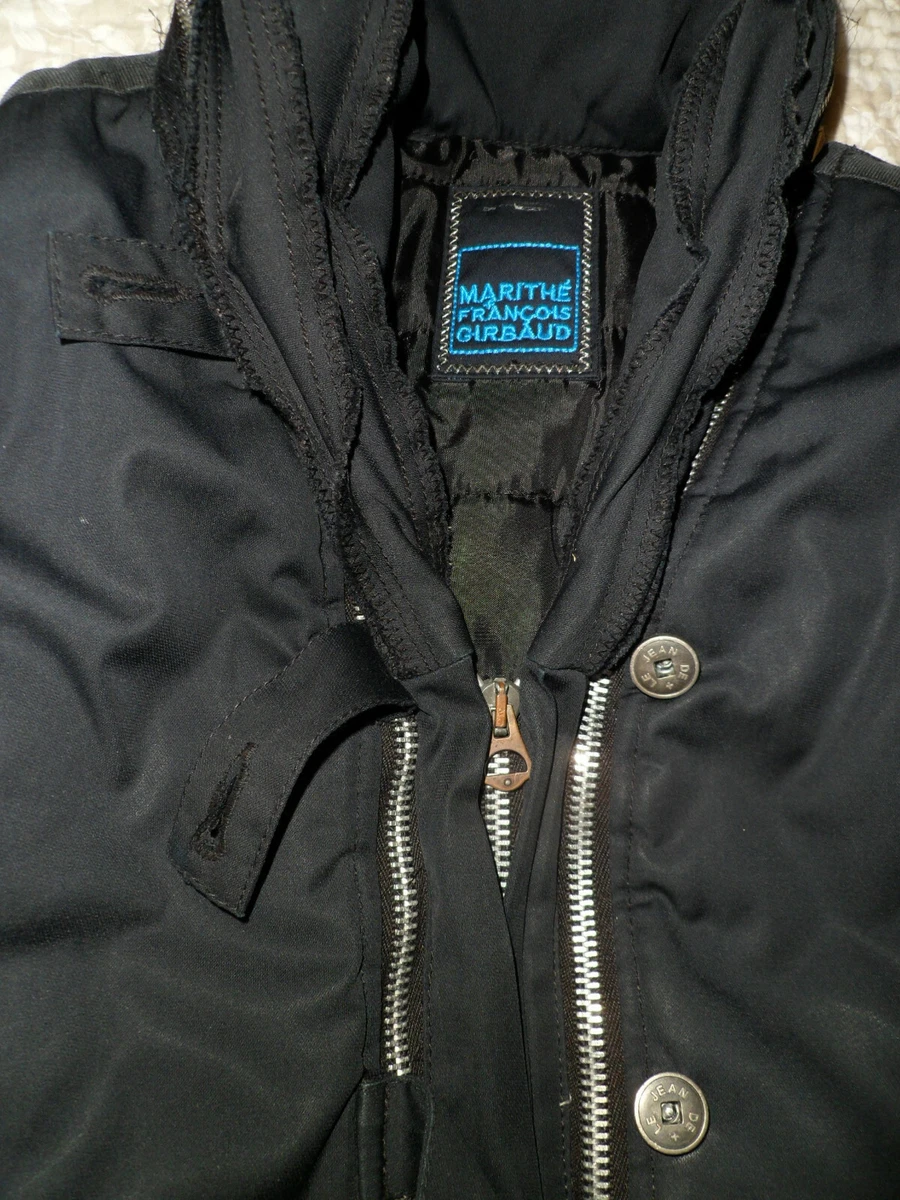 Manteau fille noir Marith et Fran ois GIRBAUD original capuche