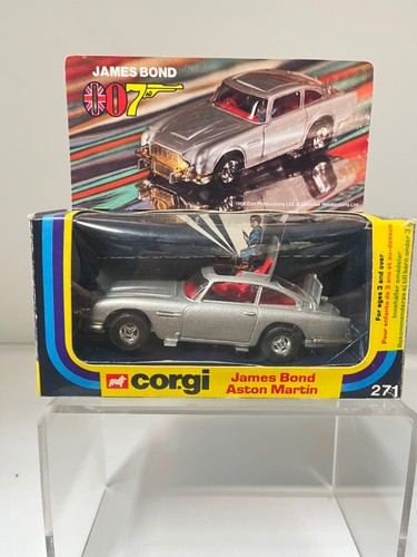 Vintage 1977 Corgi 271 James Bond 007 Aston Martin DB5 Mint condition unused