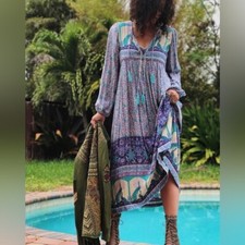 Spell and the Gypsy Collective Xanadu Boho Maxi Dress Original Release Small