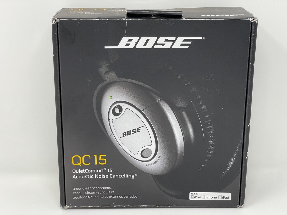 Bose QuietComfort 15 QC15 Headphones Acoustic Noise Cancelling Ear