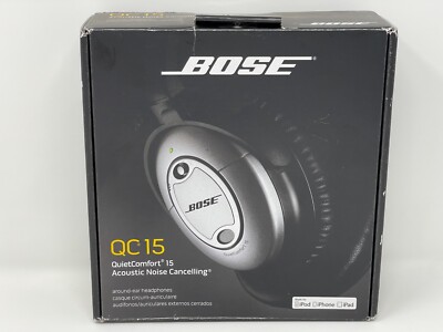 Bose QuietComfort 15 QC15 Headphones Acoustic Noise Cancelling Ear