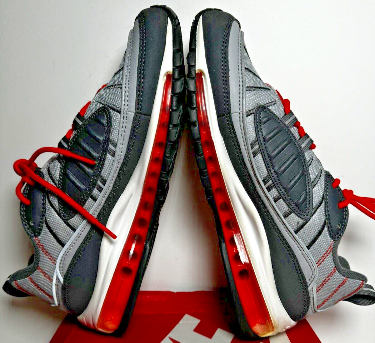 Size 9.5 - Nike Air Max 98 Total Crimson | eBay