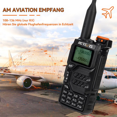 2XRetevis RA79 Ham Walkie Talkie AM Wielopasmowy odbiornik radiowy do radia amatorskiego - Zdjęcie 2 z 19