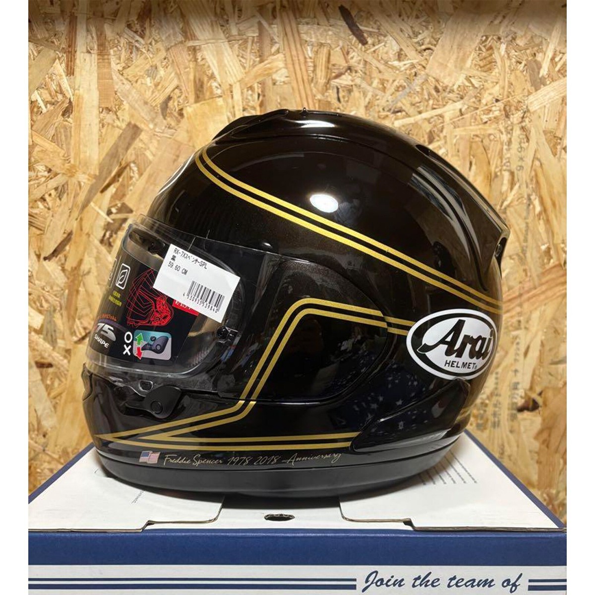 NAKAI Arai RX-7X SPENCER SPL Full Face Helmet 59-60cm Motorcycle