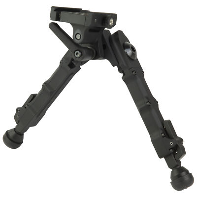 Accu-Tac FD-4 Bipod F-Class Arca Rail Quick Deploy 5-Pos F/Target Practice Black
