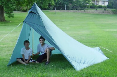 Backpacking Tent Mark V 2 Man plus Ultra light 6' tall 1 Lb 11.6 Pyramid Plus FB