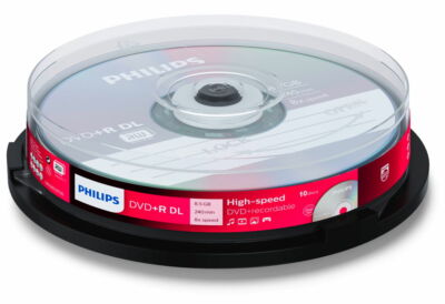 20 Philips Rohlinge DVD+R Double Layer 8,5GB 8x Spindel
