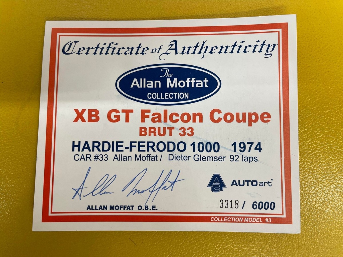 AUTOart(Biante)Allan Moffat Ford XB Falcon Coupe BRUT 33 AUTOart(Biante)Allan Moffat Ford XB Falcon Coupe BRUT 33