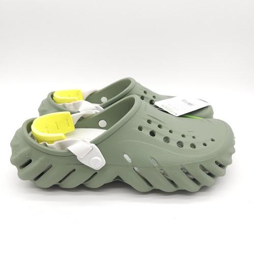 Crocs Echo Clog (Mens Size 10) Slip On Shoes Sandals Moss Green New In Package - Picture 3 of 7